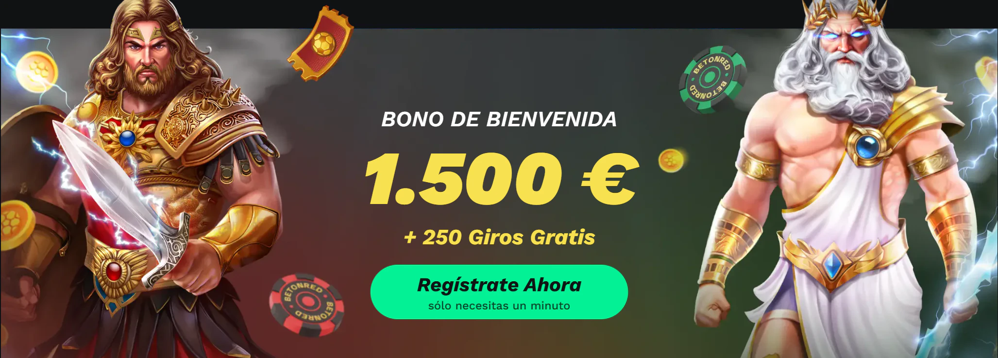 Bono de bienvenida de BetOnRed Casino